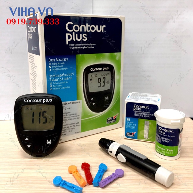 Máy đo đường huyết Contour plus
