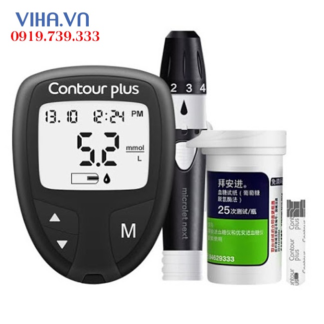 Máy đo đường huyết Contour plus