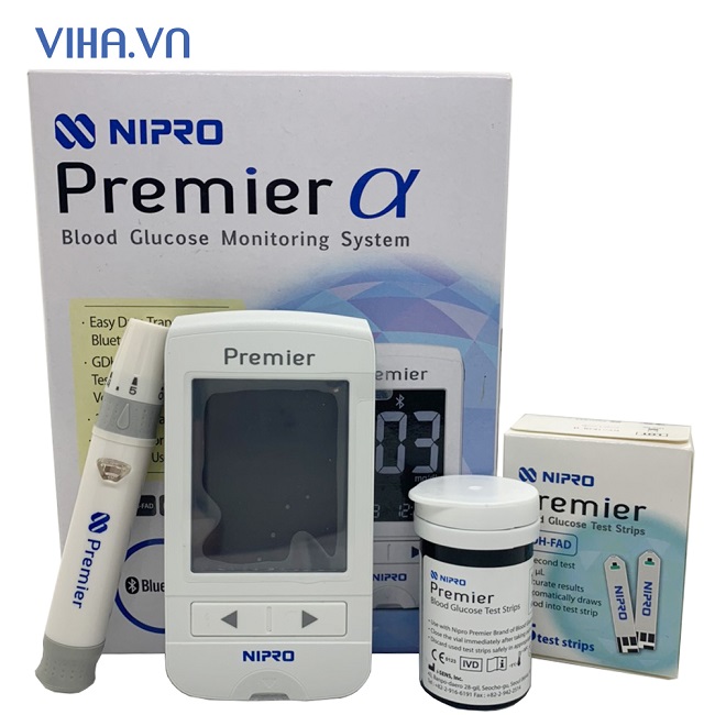 Máy đo đường huyết Nippro Premier α