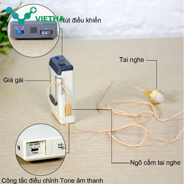 Máy trợ thính Rionet HA-20DX