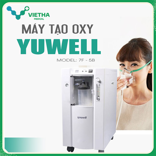 Máy tạo oxy Yuwell 7F-5B 5 Lít/phút
