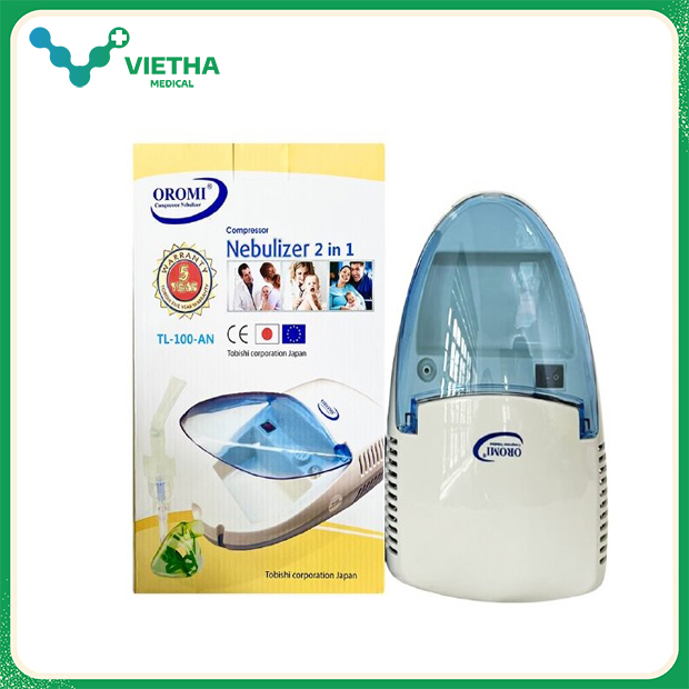 Máy xông khí dung Oromi TL-100 kèm hút mũi