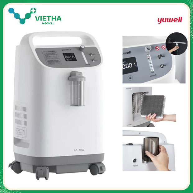 Máy Tạo Oxy Yuwell 8F-10W Công suất 10 Lít