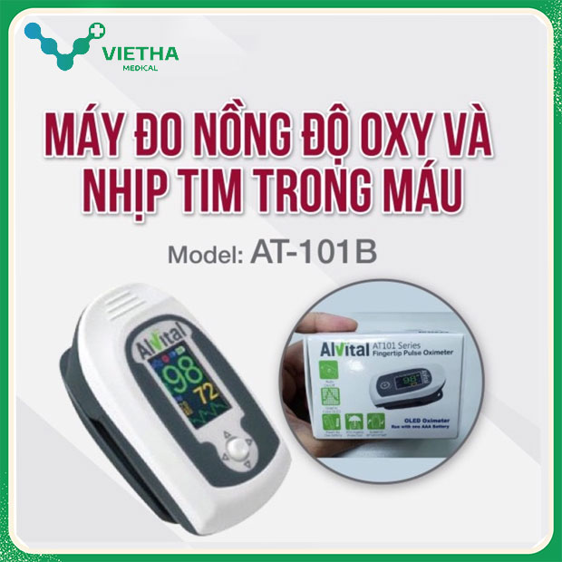 Máy Đo SpO2 Alvital AT101