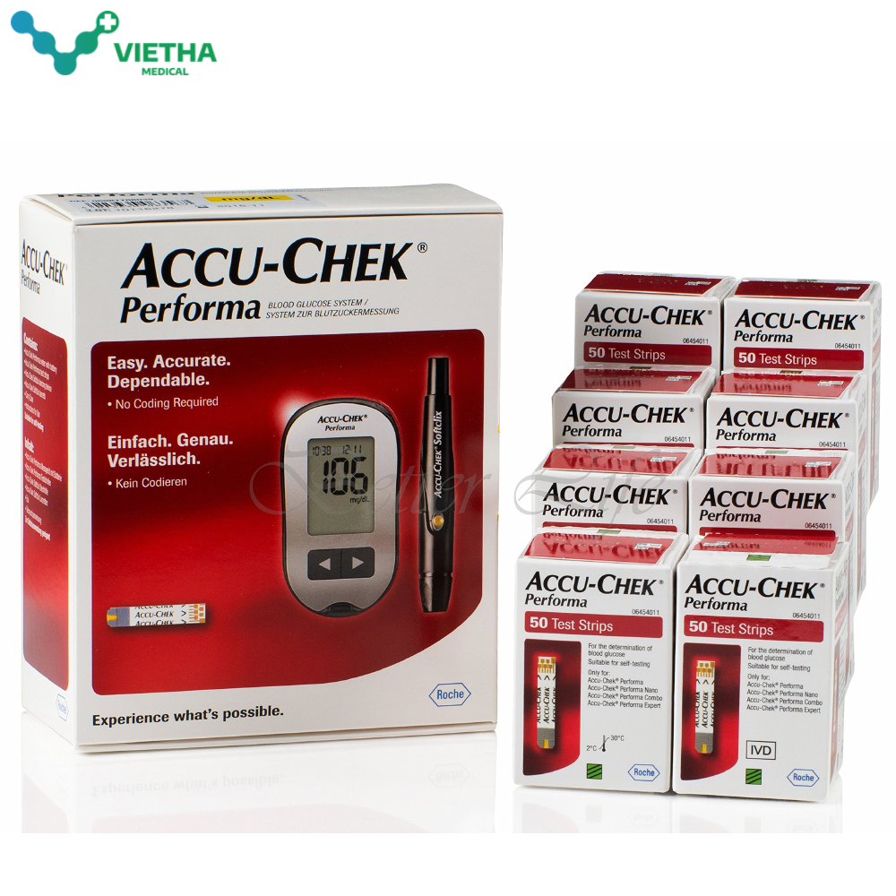 Que thử đường huyết Accu-Chek Performa