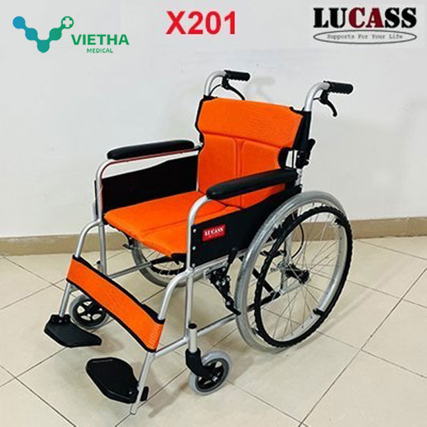Xe lăn khung hợp kim nhôm Lucass X201