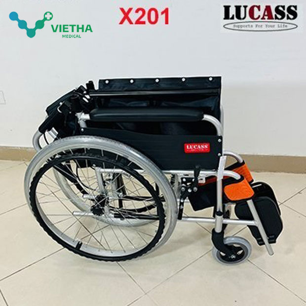 Xe lăn khung hợp kim nhôm Lucass X201