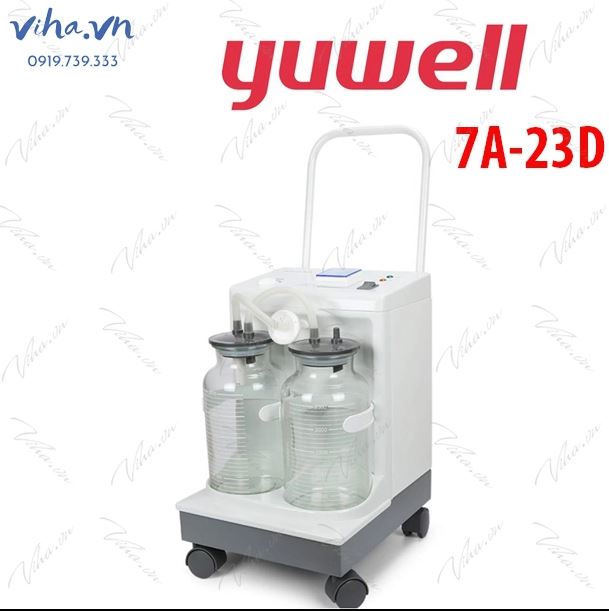 Máy hút dịch 2 bình Yuwell 7A-23B
