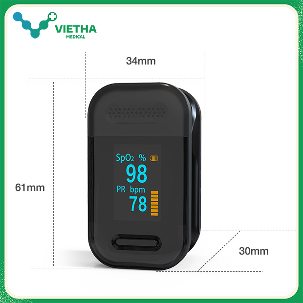 Máy đo nồng độ oxy trong máu và nhịp tim YK-81C