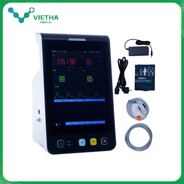 Máy Theo Dõi Dấu Hiệu Sinh Tồn Yonker E8