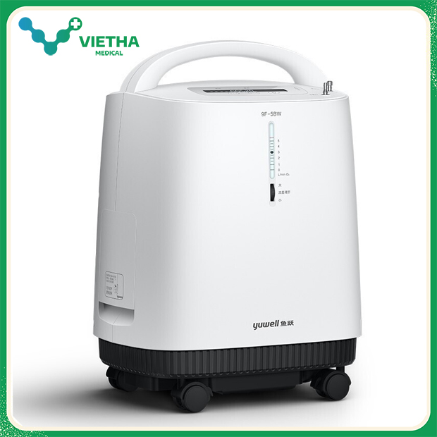 Máy tạo oxy cao cấp Yuwell 9F-5BW siêu êm ái