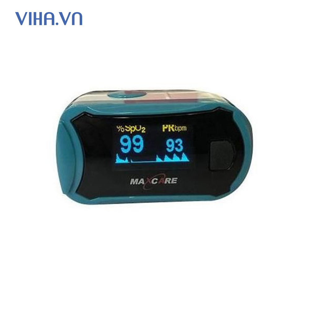 Máy đo nồng độ Oxy Maxcare Max104- Đo oxy và nhịp tim