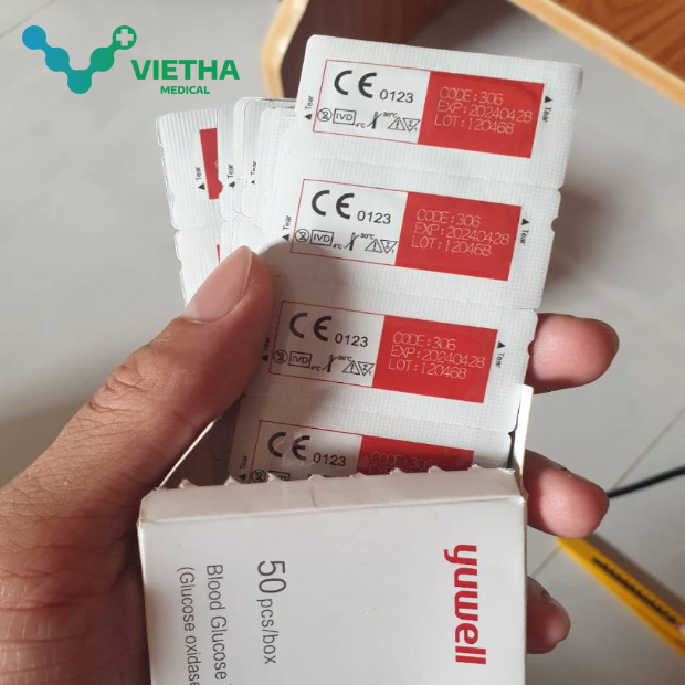 Que thử đường huyết Yuwell Y330