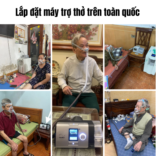 Cho thuê máy trợ thở BPAP, máy trợ thở CPAP trên toàn quốc
