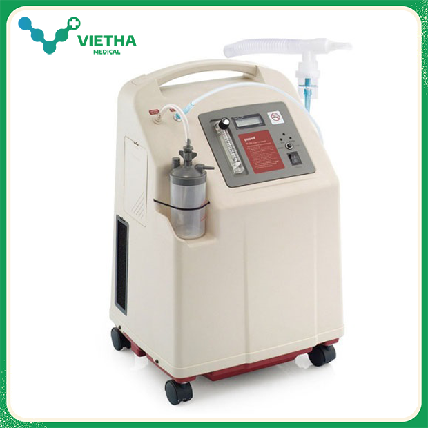 Máy tạo oxy Yuwell 7F-5W có xông khí dung