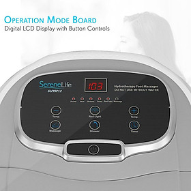 Bồn Ngâm Chân Con Lăn Tự Động SereneLife  SP12 Giúp Massage Lòng Bàn Chân