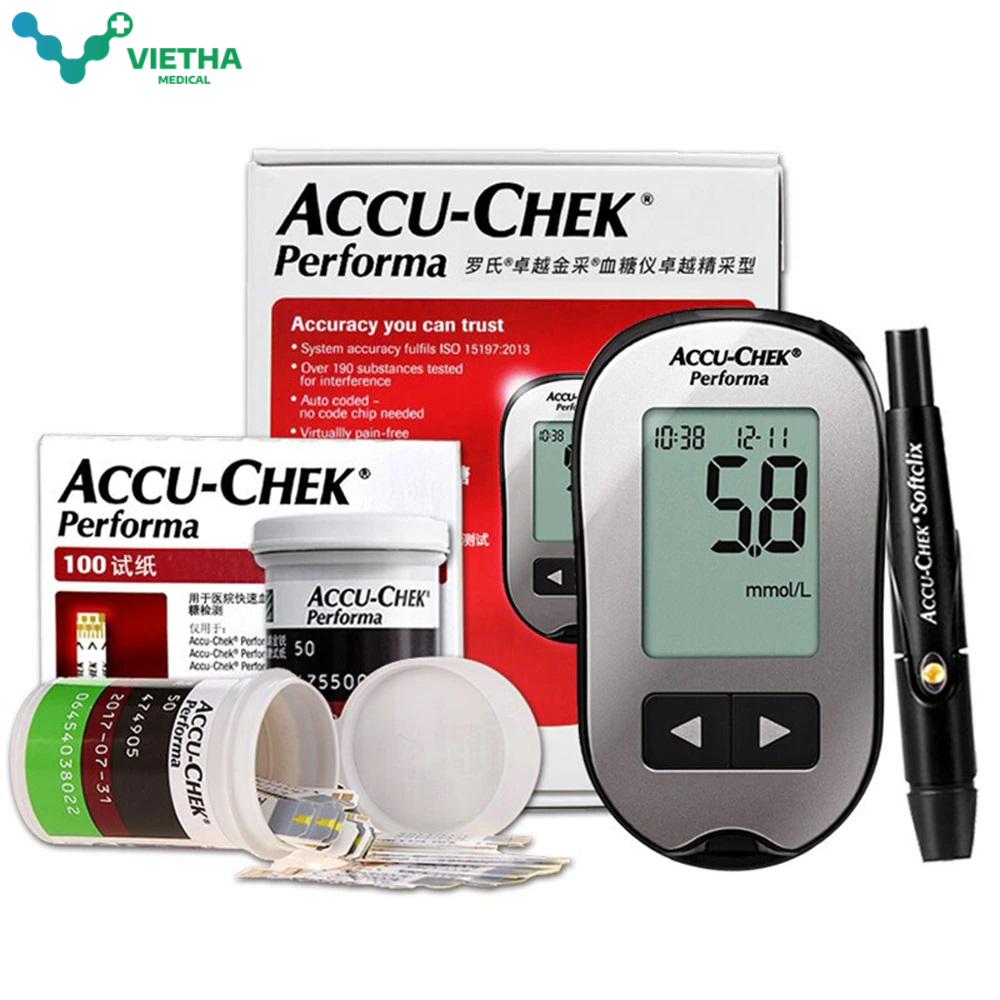 Que thử đường huyết Accu-Chek Performa