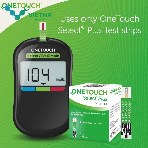 Que thử đường huyết OneTouch Select Plus