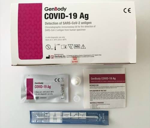 KIT Test nhanh Covid-19 Ag Genbody Hàn Quốc