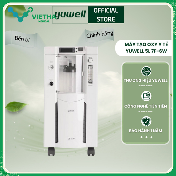 Máy Tạo Oxy Y Tế Yuwell 7F-6W  ( 5L/phút )