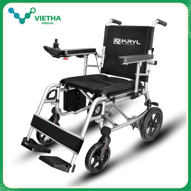 Xe Lăn Điện Siêu Nhẹ điều khiển từ xa Kryl-KR8810