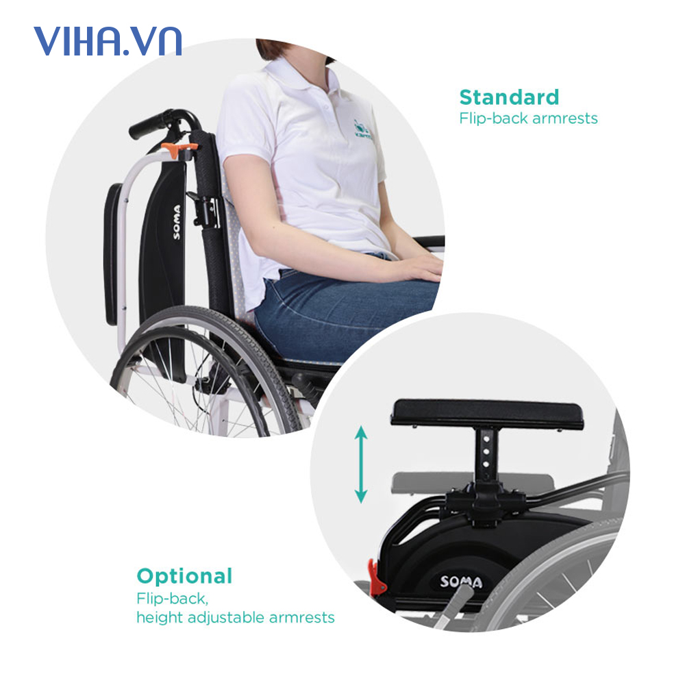 Xe lăn cao cấp Karma Agile tiện lợi dễ sử dụng