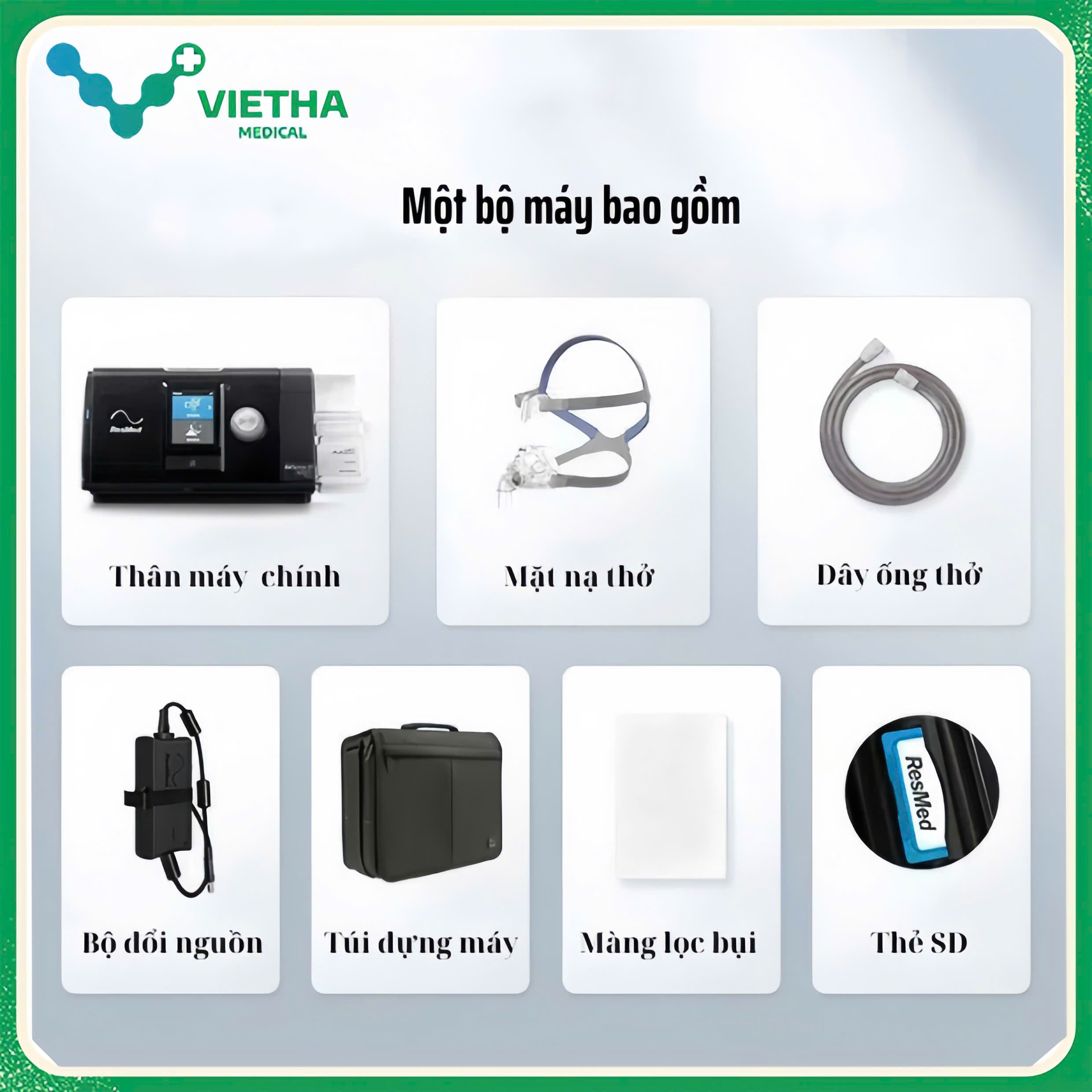 Máy Trợ Thở Resmed Airsense 10 AutoSet