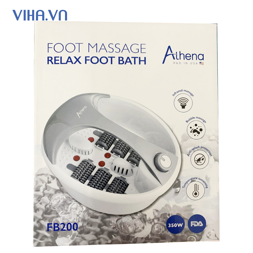 Bồn Ngâm Chân Hồng Ngoại Athena FB 200
