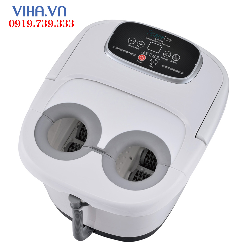 Bồn ngâm chân con lăn kép tự động SereneLife SP18