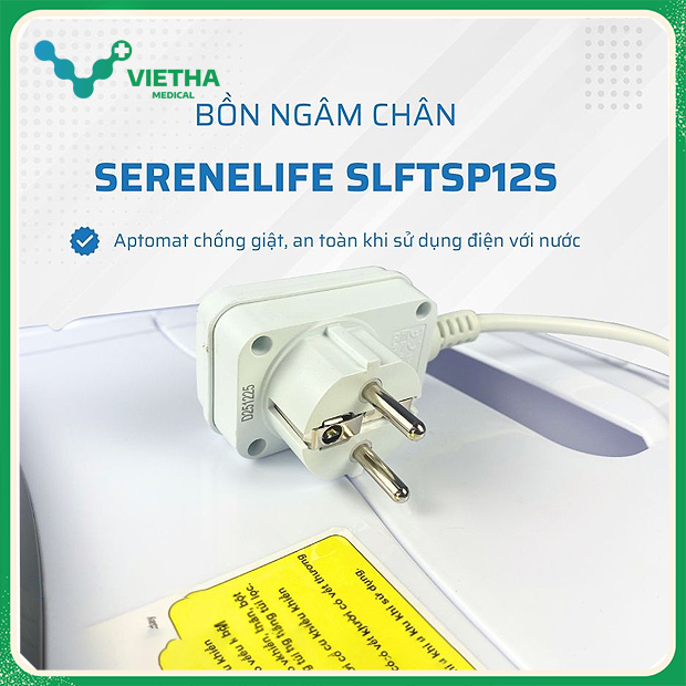 BỒN NGÂM CHÂN MASSAGE SERENELIFE SLFTSP12S ( NEW 2026 )