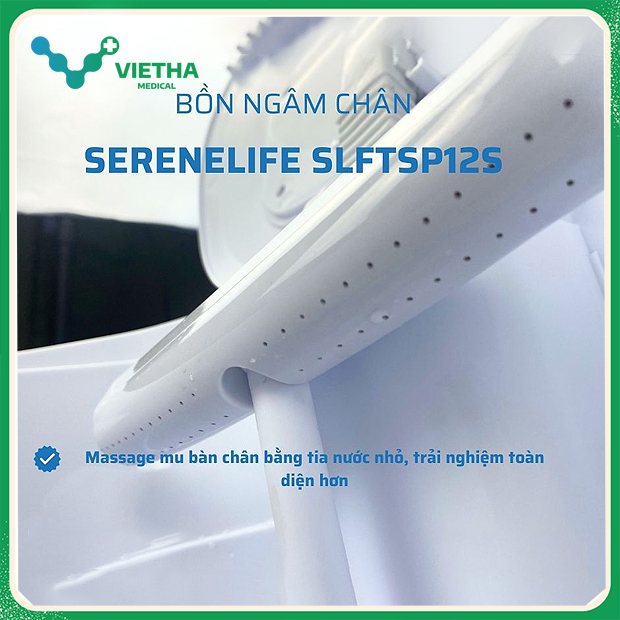 BỒN NGÂM CHÂN MASSAGE SERENELIFE SLFTSP12S ( NEW 2026 )