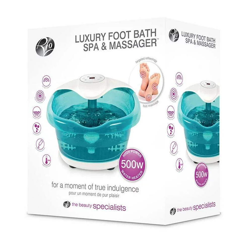 Bồn Ngâm Chân massage hồng ngoại  Rio FTBH5 + muối Crevil foot 600g