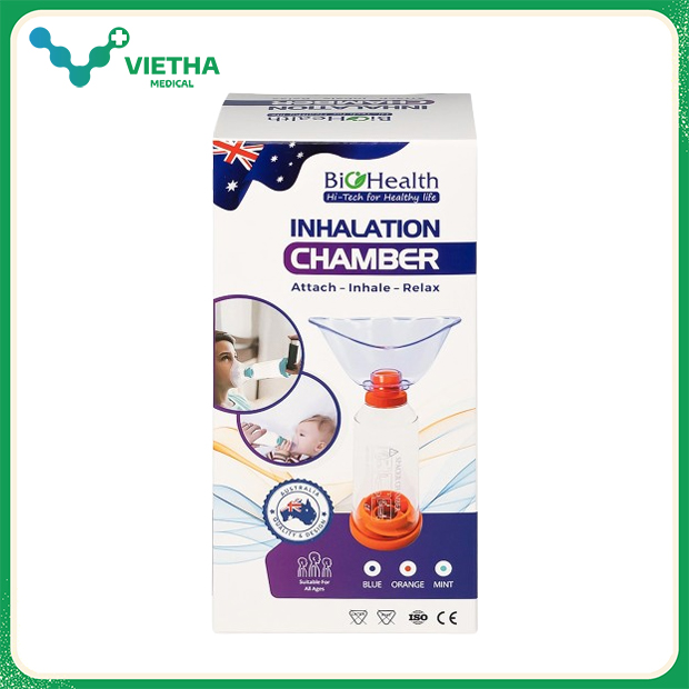 Buồng đệm khí dung BioHealth BH01 – Giải pháp hỗ trợ hít thuốc hiệu quả