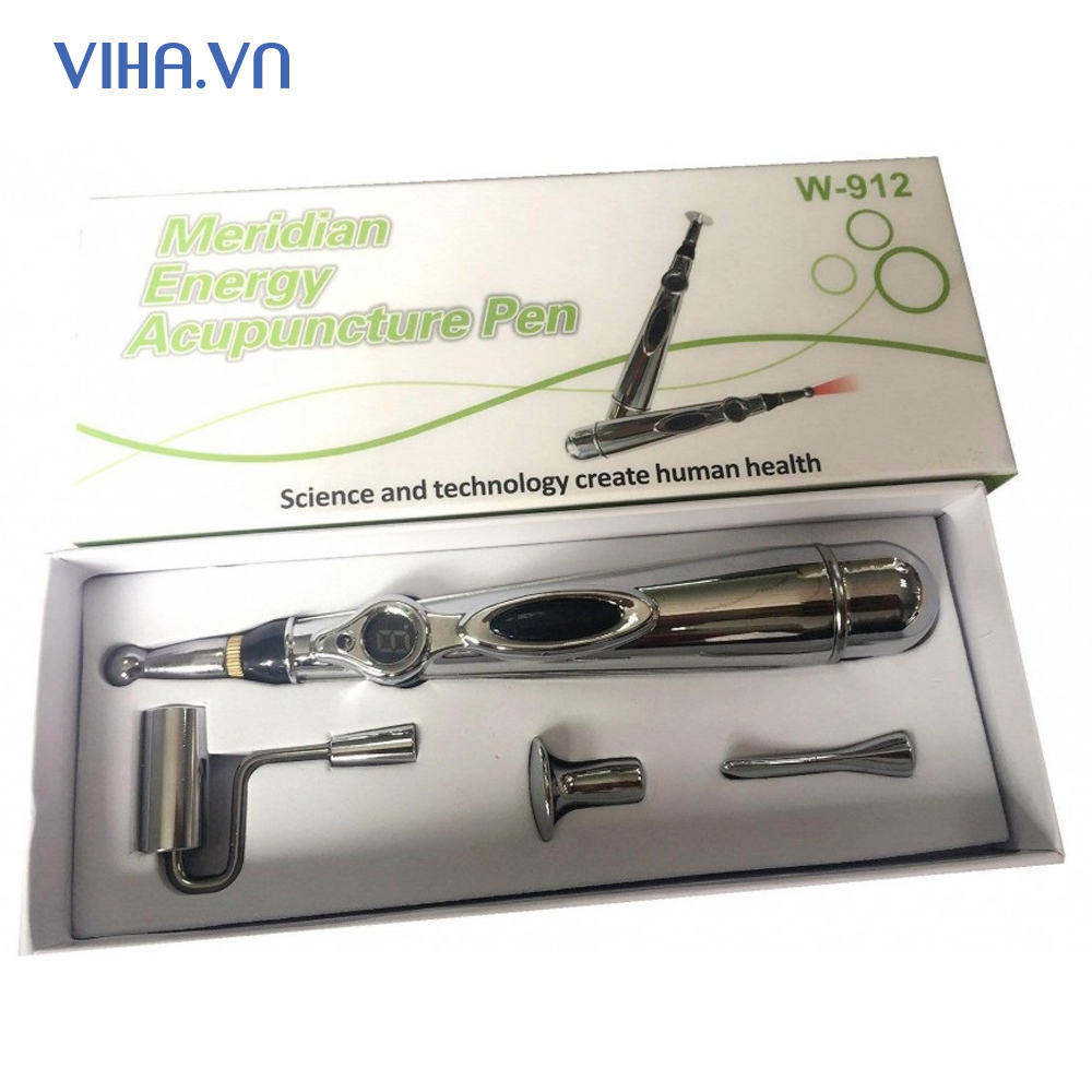 Bút Xung Điện Dò Huyệt, Laze Cao Cấp W-912