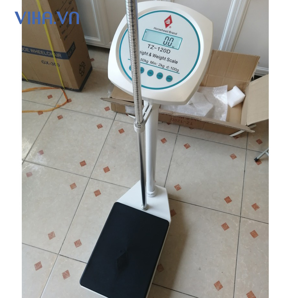Cân Sức Khỏe Điện Tử Có Thước Đo Chiều Cao TZ 120D