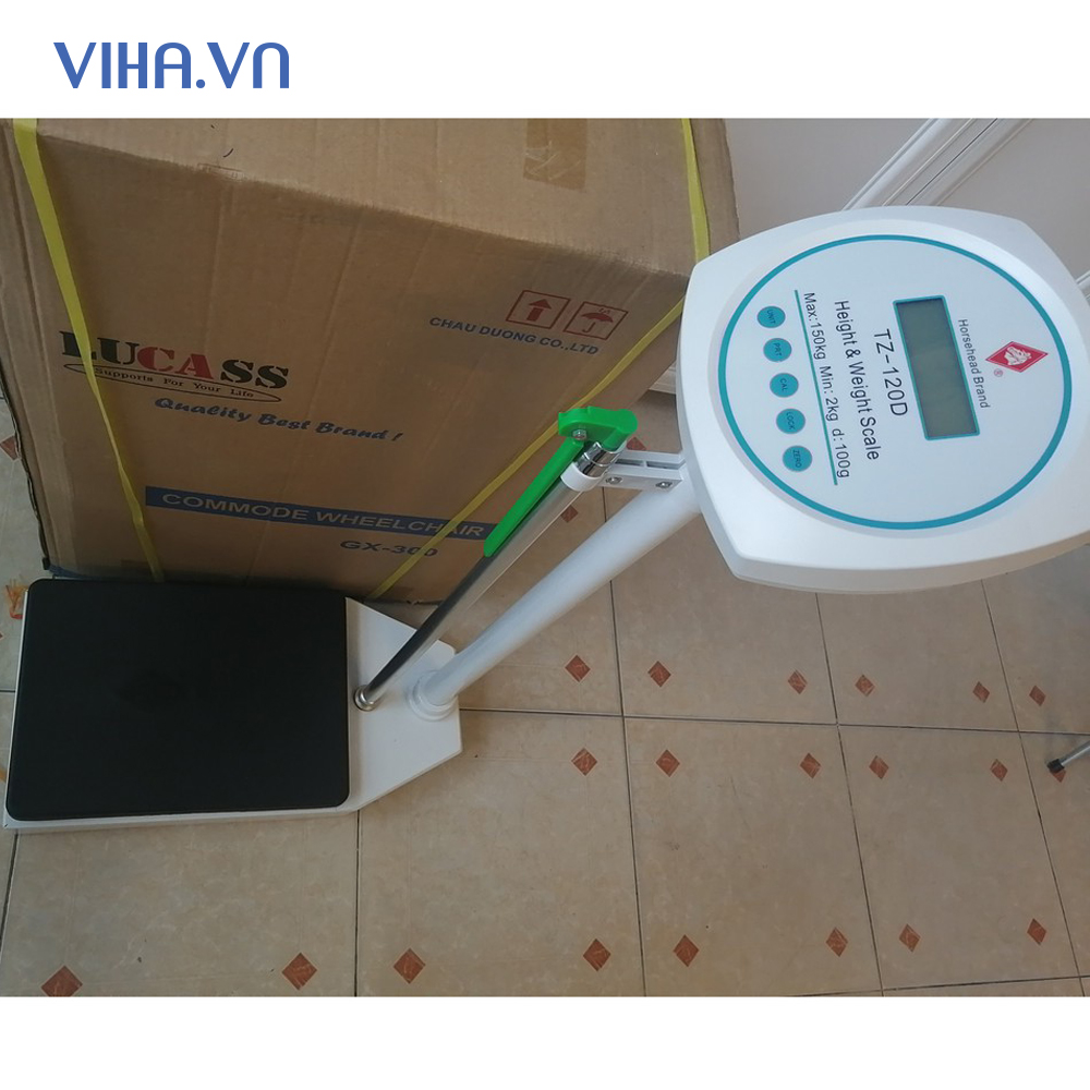 Cân Sức Khỏe Điện Tử Có Thước Đo Chiều Cao TZ 120D