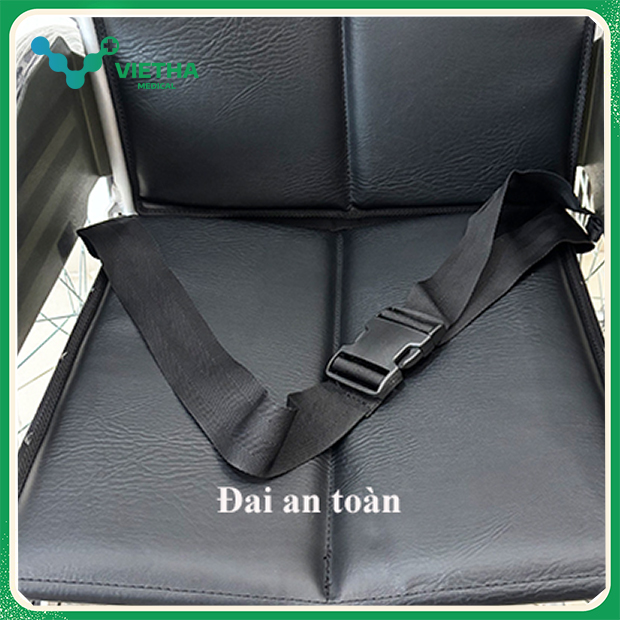 Xe lăn Miki Nhật Bản USG-1, đệm da, khung nhôm cao cấp