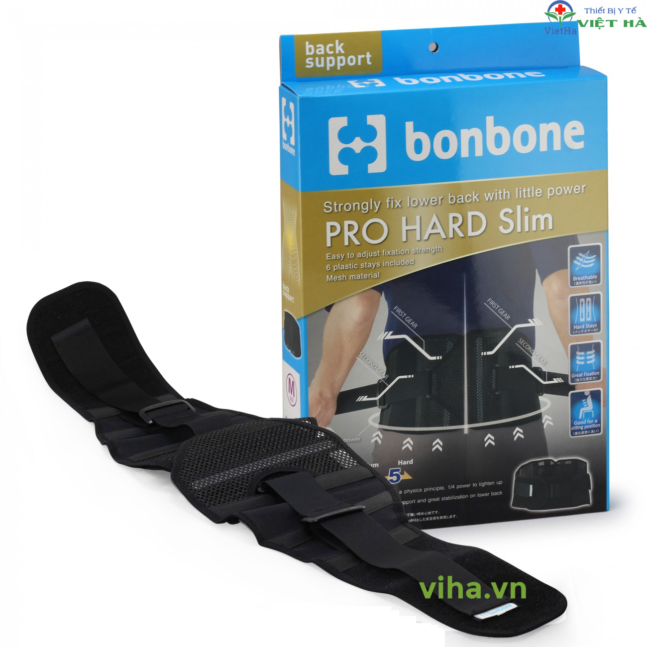 Đai cố định lưng Bonbone Pro Hard Slim