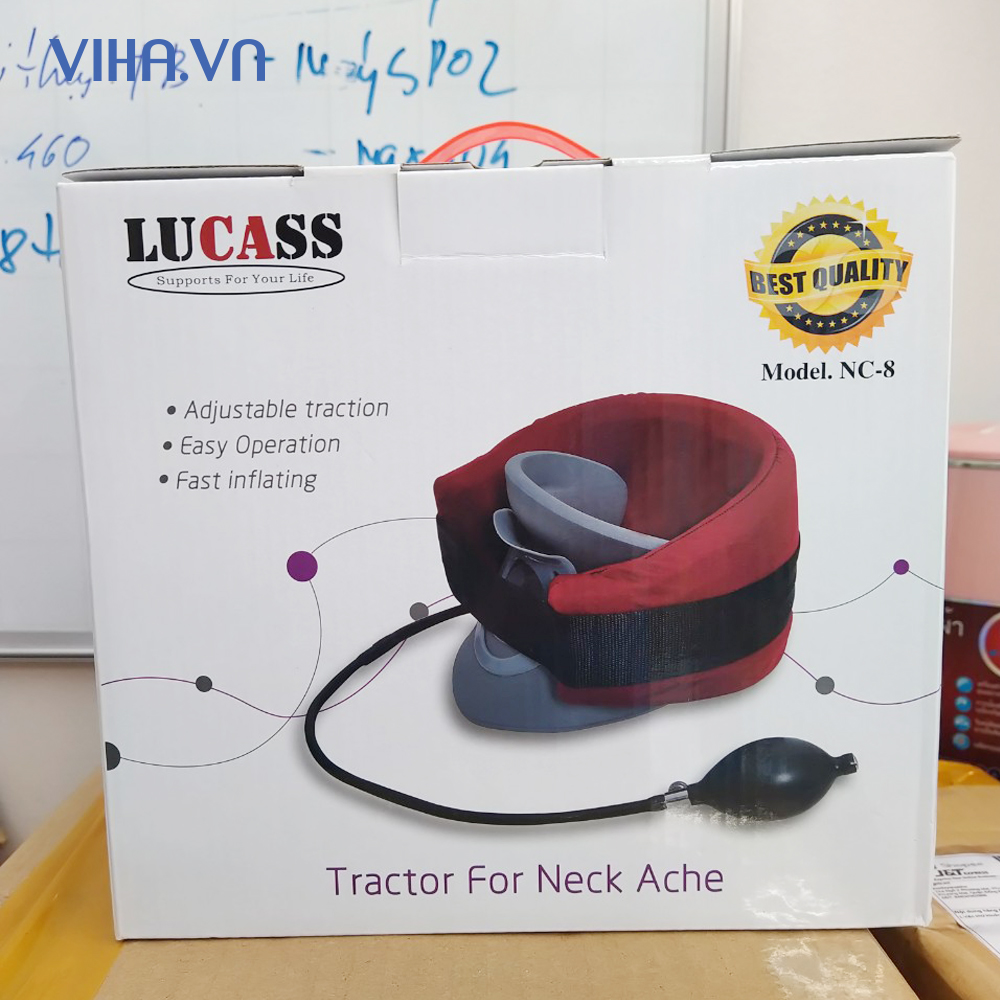 Đai hơi kéo giãn cột sống cổ Lucass NC-8