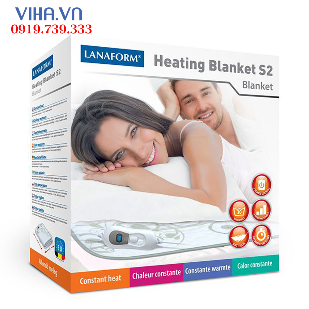 Đệm Điện Đôi Sưởi Ấm Lanaform S2 (160 x 140 cm)