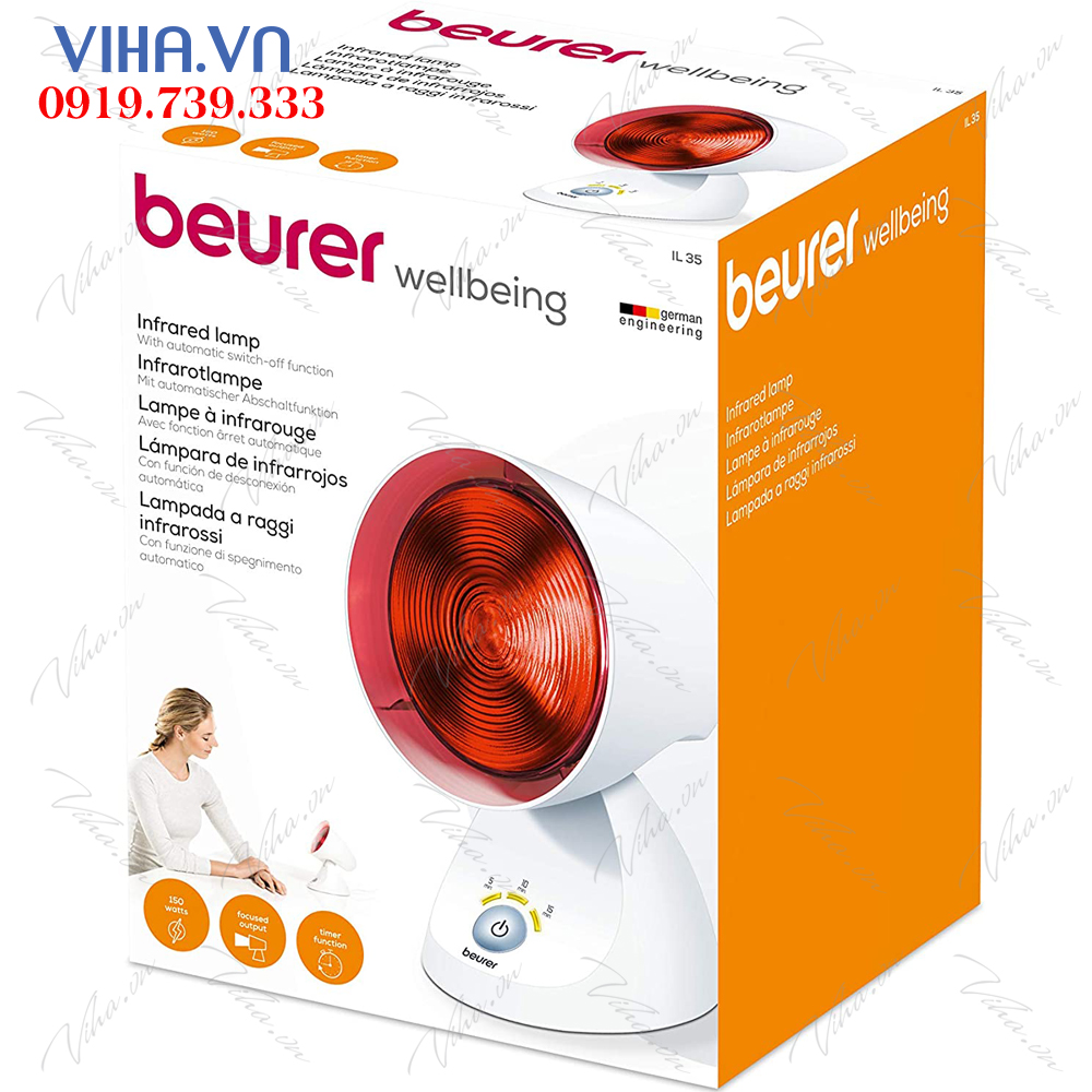 Đèn hồng ngoại trị liệu có hẹn giờ Beurer IL35