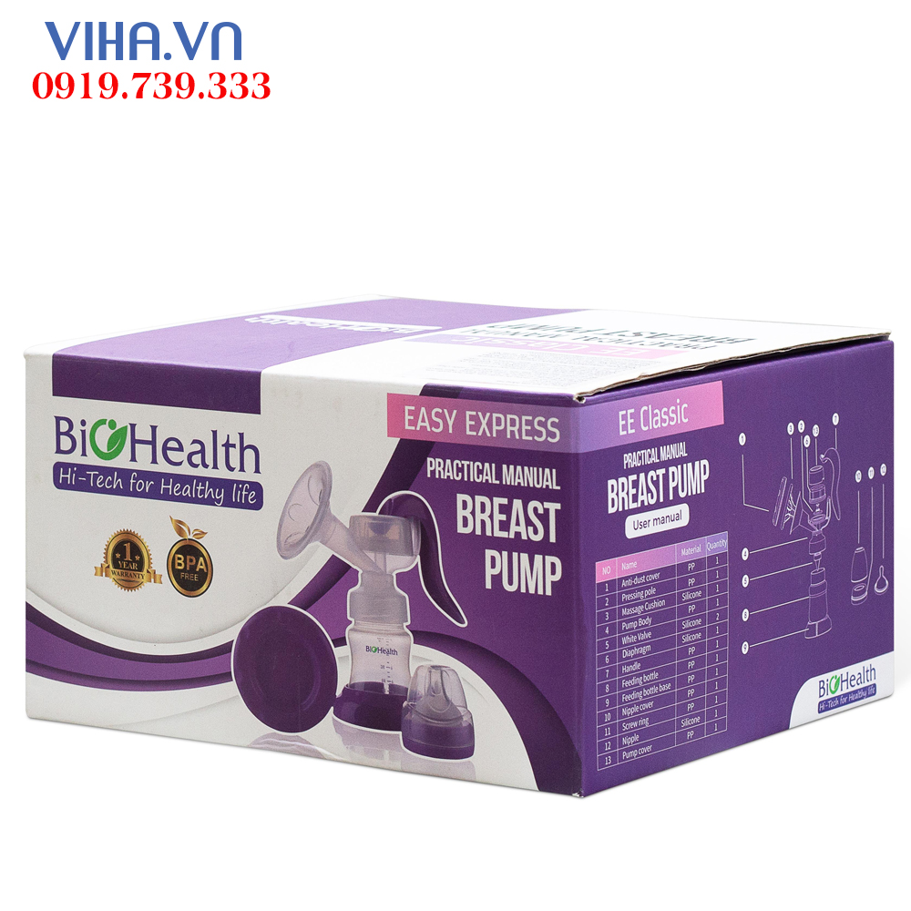 Dụng cụ hút sữa bằng tay EE Clasic