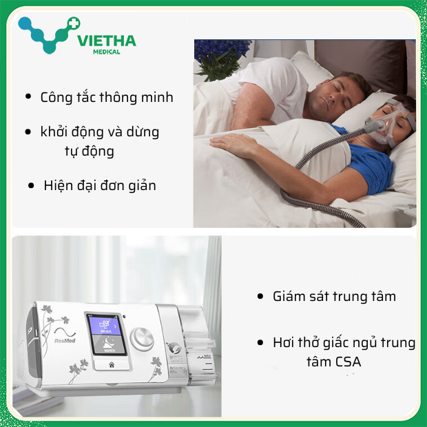 Máy trợ thở Resmed Airsense 10 Autoset For Her