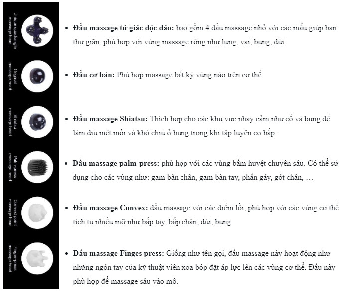 Máy massage cầm tay 6 trong 1 LaViTa - LV-186