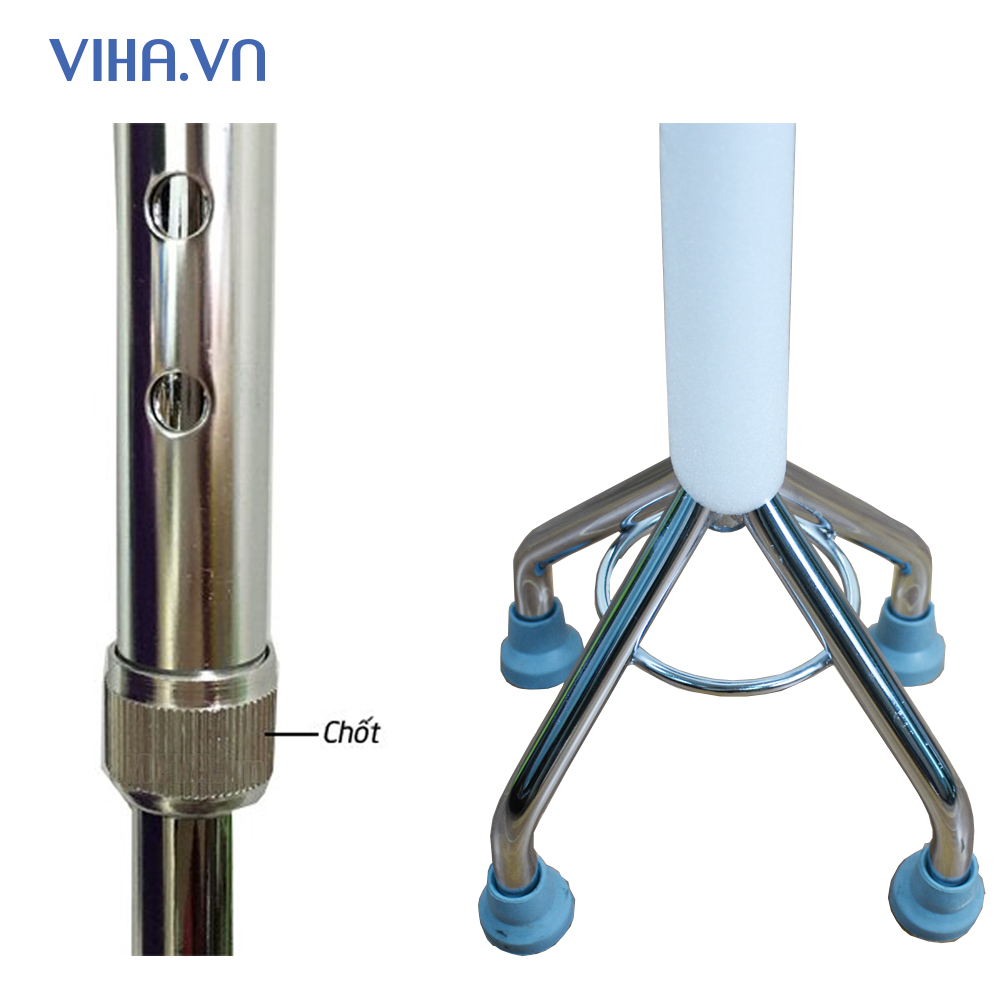 Gậy Tập Đi 4 Chân Lucass B932