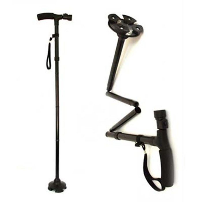 Gậy ba toong gấp khúc có đèn pin Akiko A29