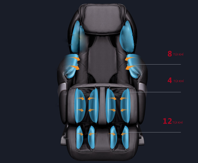 Ghế massage toàn thân Maxcare max684s