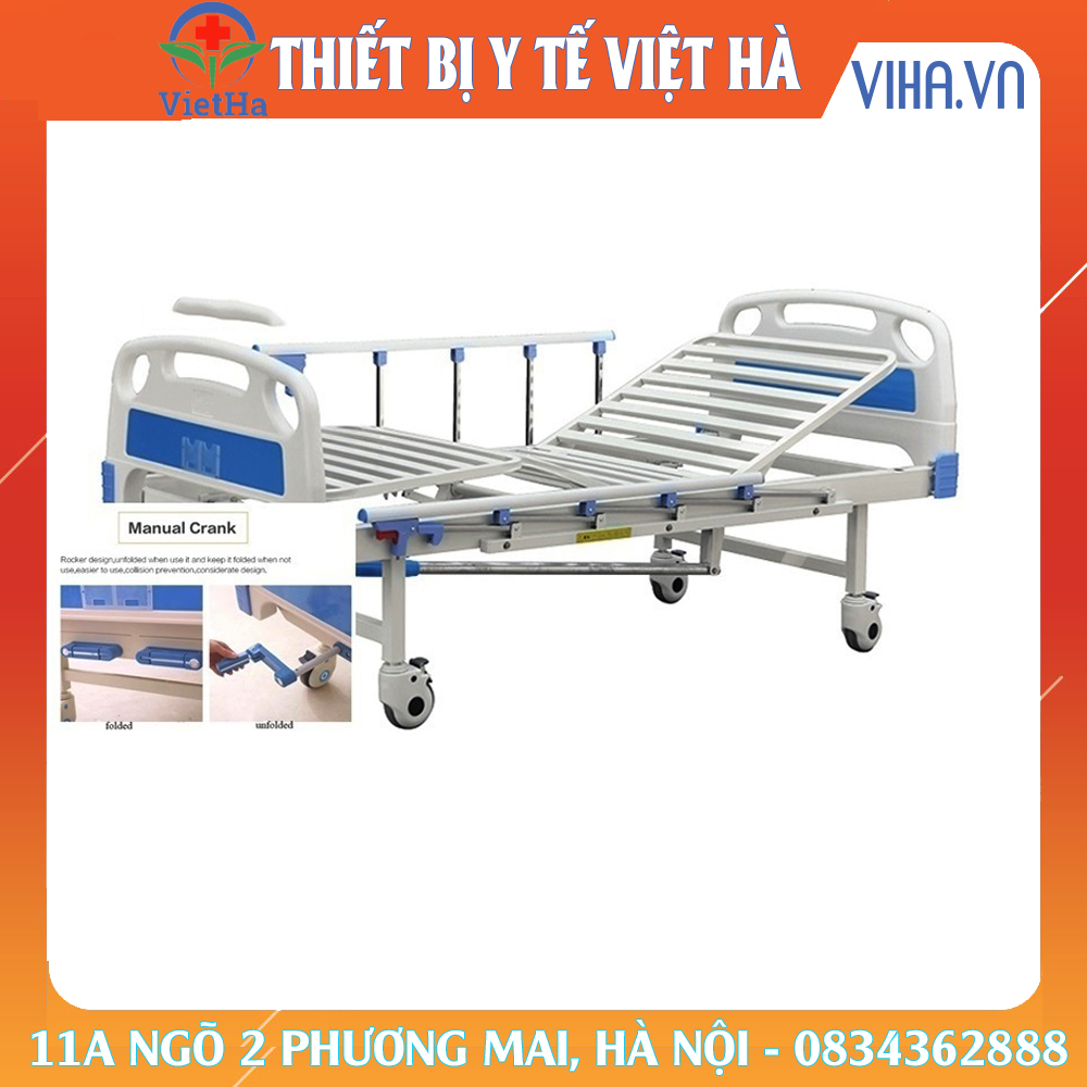 Giường y tế 2 tay quay Lucass GB 2A- giường y tế đa năng