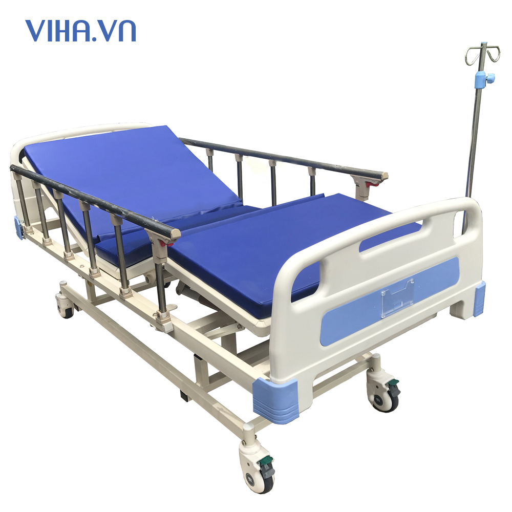 Giường 3 tay quay sắt sơn tĩnh điện