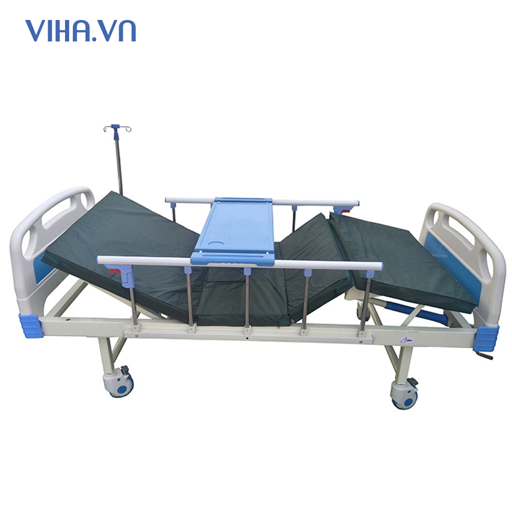 Giường bệnh nhân Akiko A83- giường y tế 3 tay quay